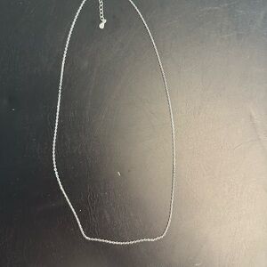 Delicate Silver Chain Necklace